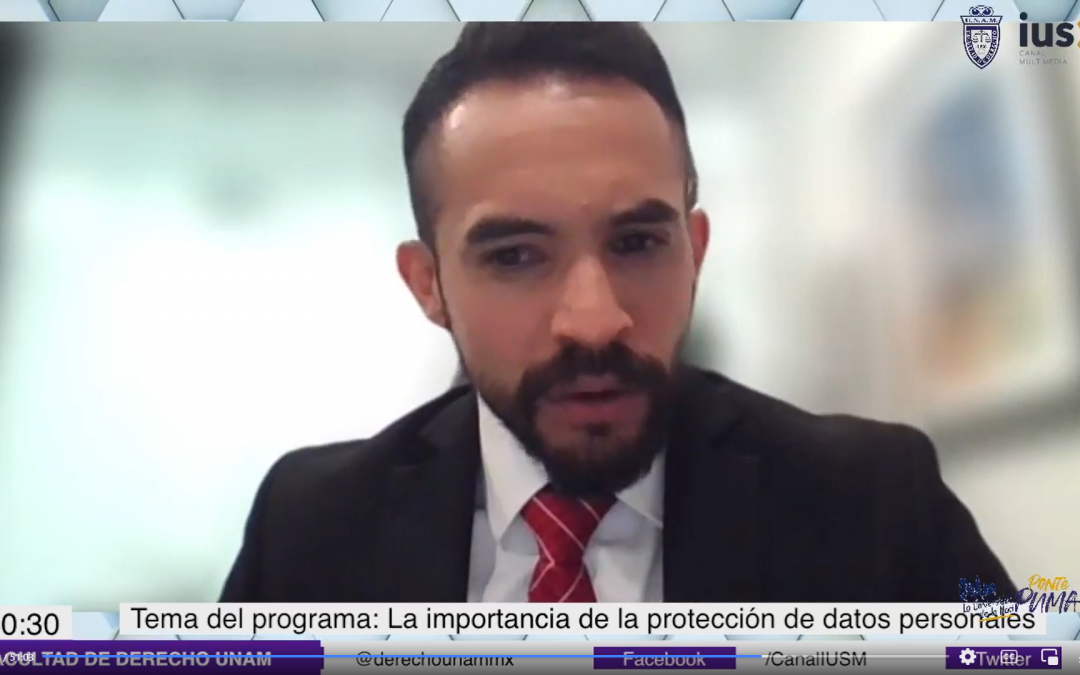 Mundo Forense, invitado: Lic. Felipe García López, tema «La importancia de la protección de datos personales».